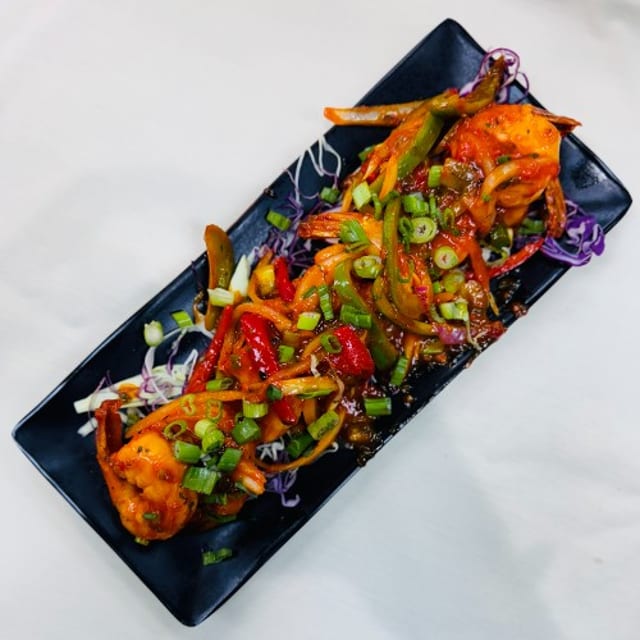 Shrimp Manchurian Dry.