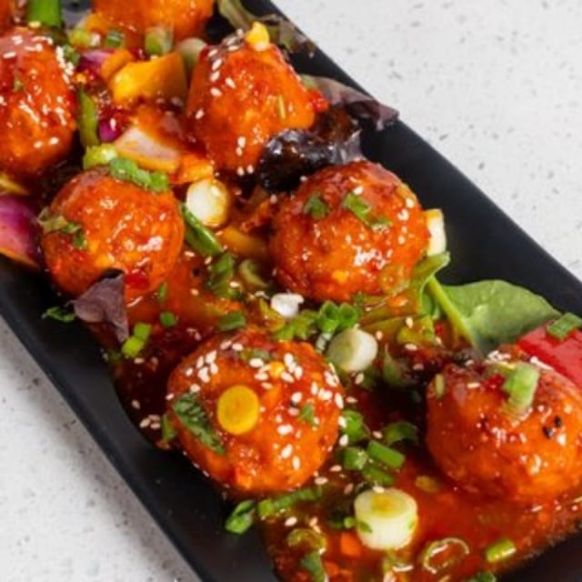 Veggie Manchurian.